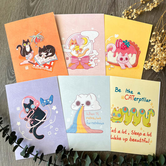 Kitty Greeting Cards