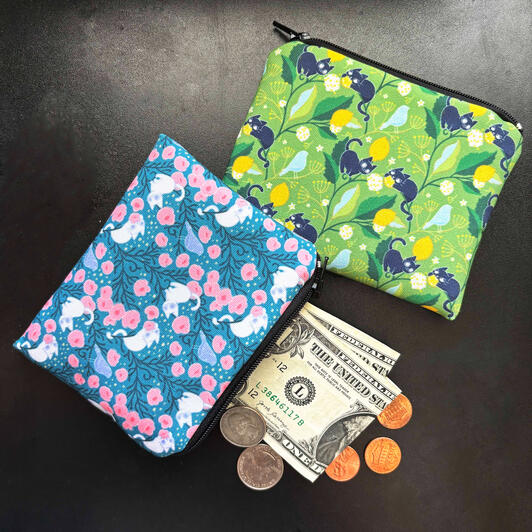 Kitty Pattern Coin Pouch